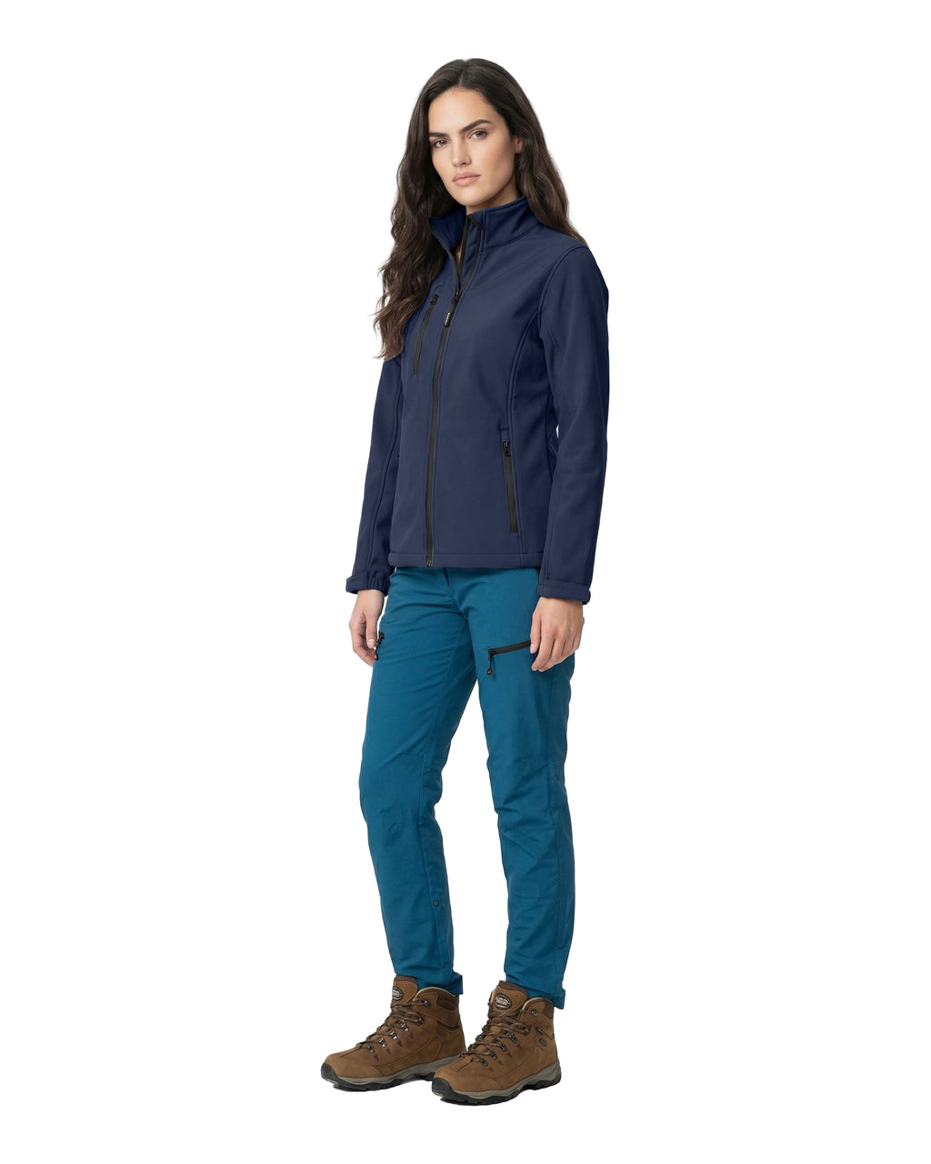 Softshelljacke Damen wasserdicht atmungsaktiv Arbeitsjacke mit Stehkragen Dublin