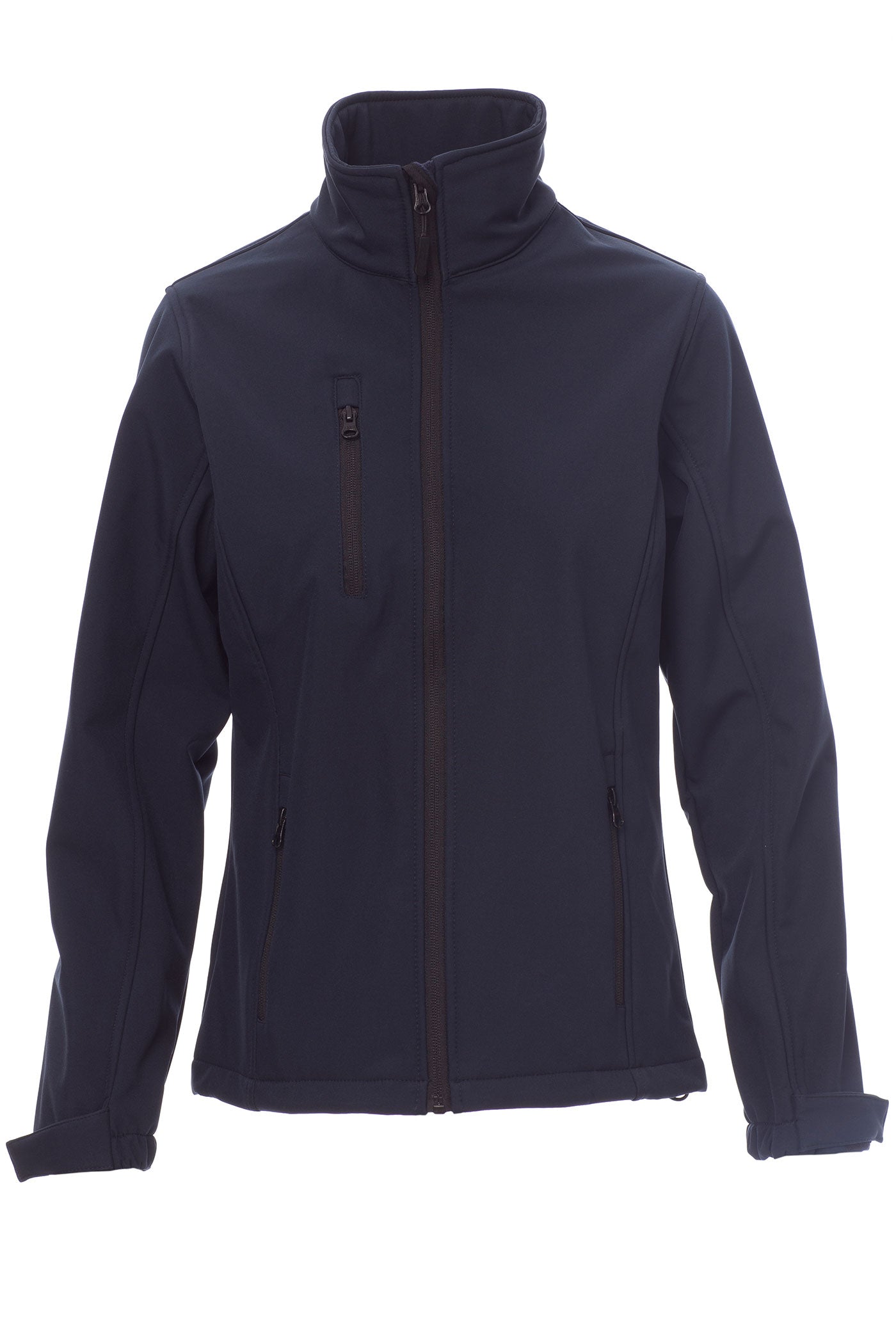 Damen Softshelljacke für Arbeit und Freizeit in Dunkelblau