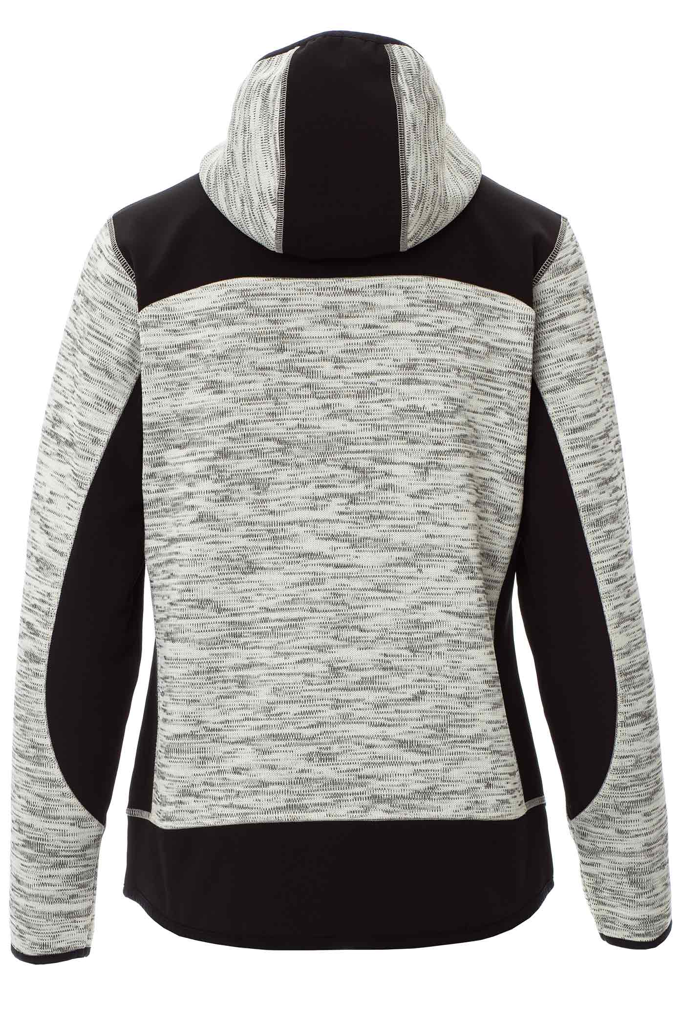 Damen Jacke aus Stoff und Softshell günstig in Grau meliert