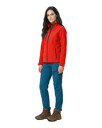 Softshelljacke Damen wasserdicht atmungsaktiv Arbeitsjacke mit Stehkragen Dublin