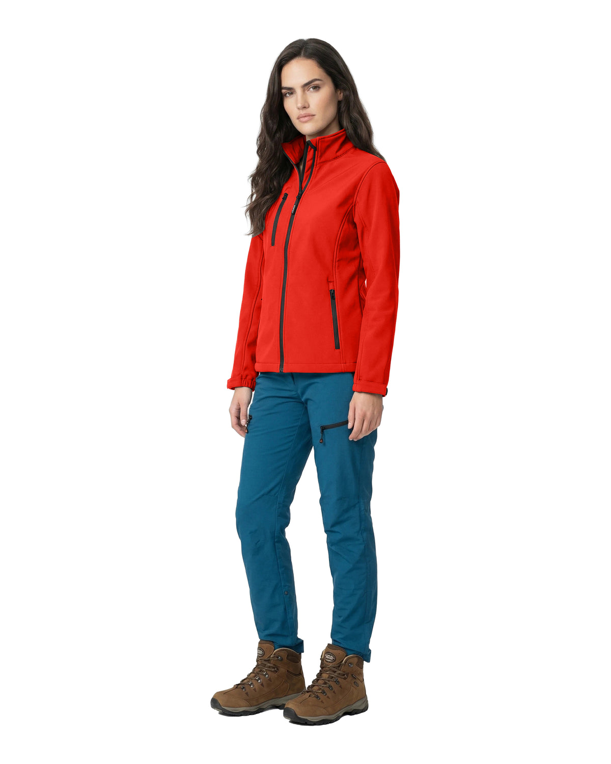Softshelljacke Damen wasserdicht atmungsaktiv Arbeitsjacke mit Stehkragen Dublin
