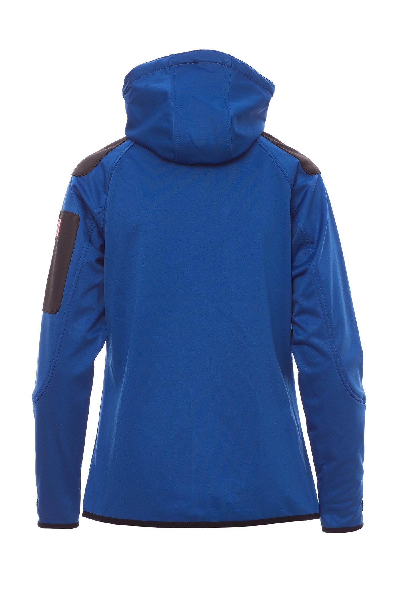 Damen Arbeitsjacke aus Softshell winddicht, wasserabweisend und atmungsaktiv in Blau
