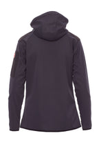 Damen Arbeitsjacke aus Softshell winddicht, wasserabweisend und atmungsaktiv in Dunkelblau