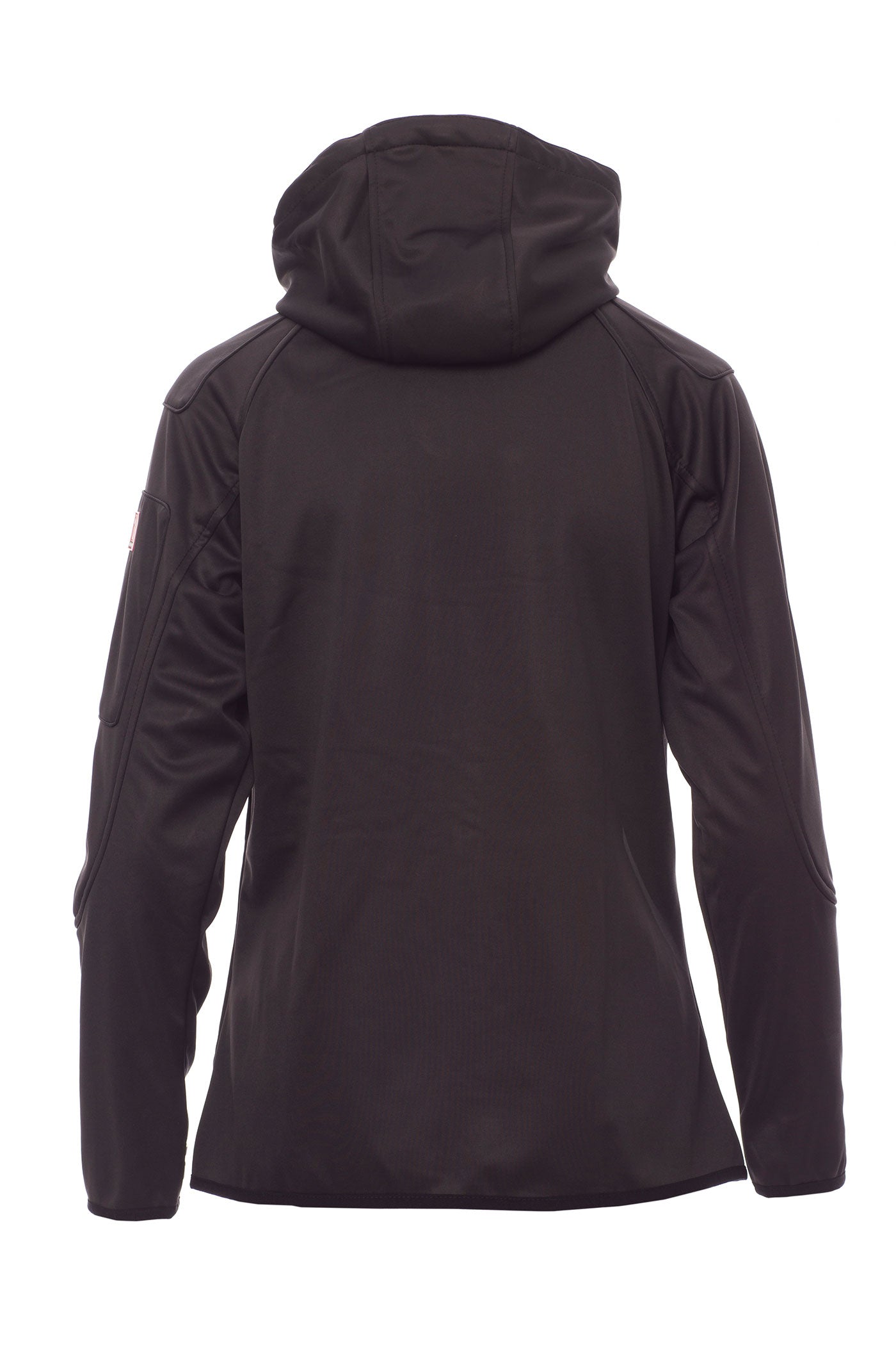 Damen Arbeitsjacke aus Softshell winddicht, wasserabweisend und atmungsaktiv in Schwarz