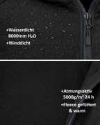 Softshelljacke Damen wasserdicht atmungsaktiv Arbeitsjacke mit Stehkragen Dublin
