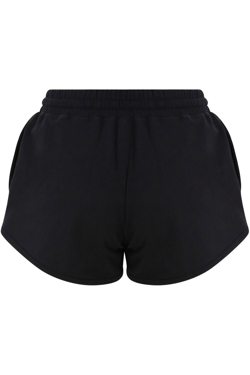 Kurze Damen Sporthose Schwarz
