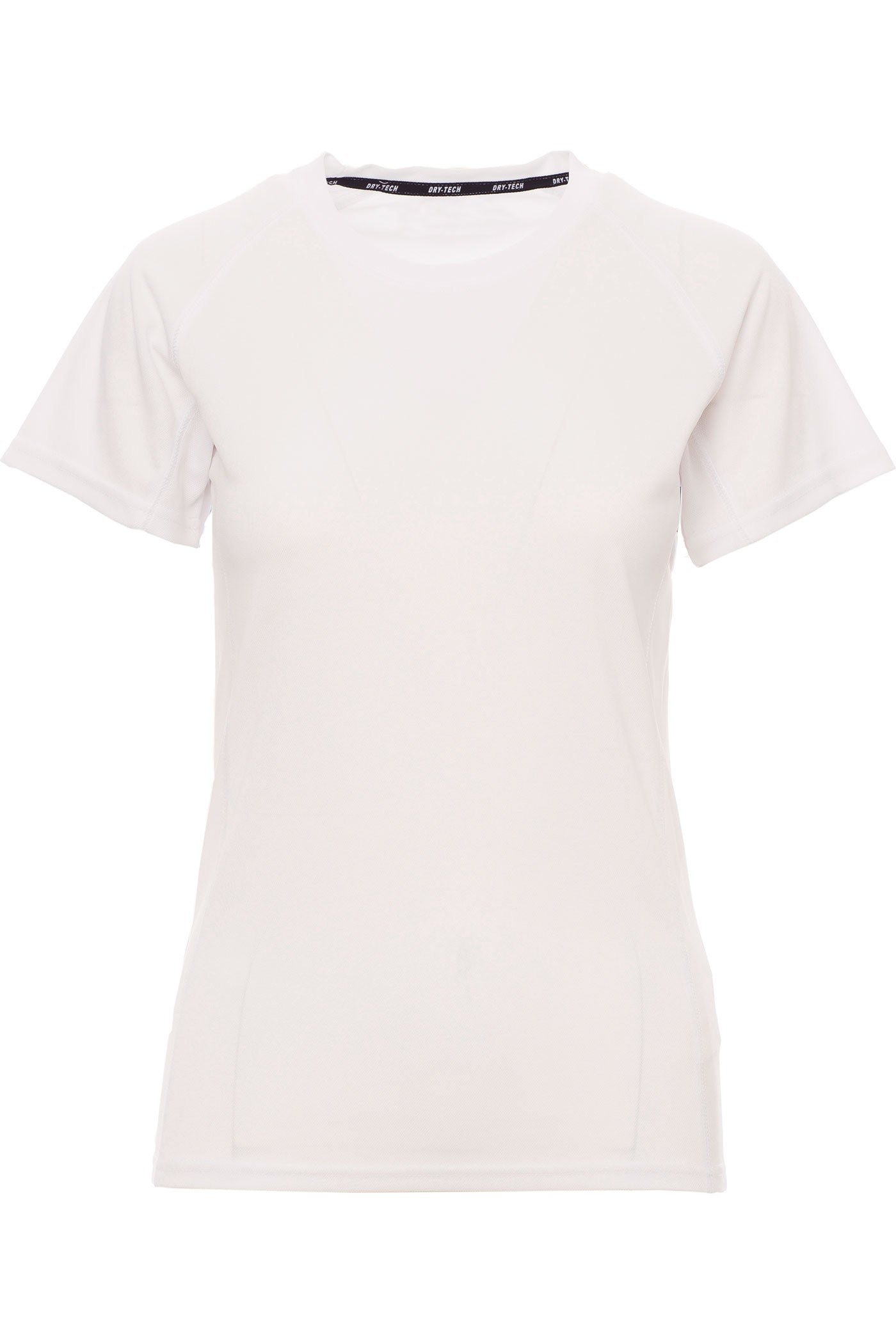 Damen Unifarben Sportshirt Weiß