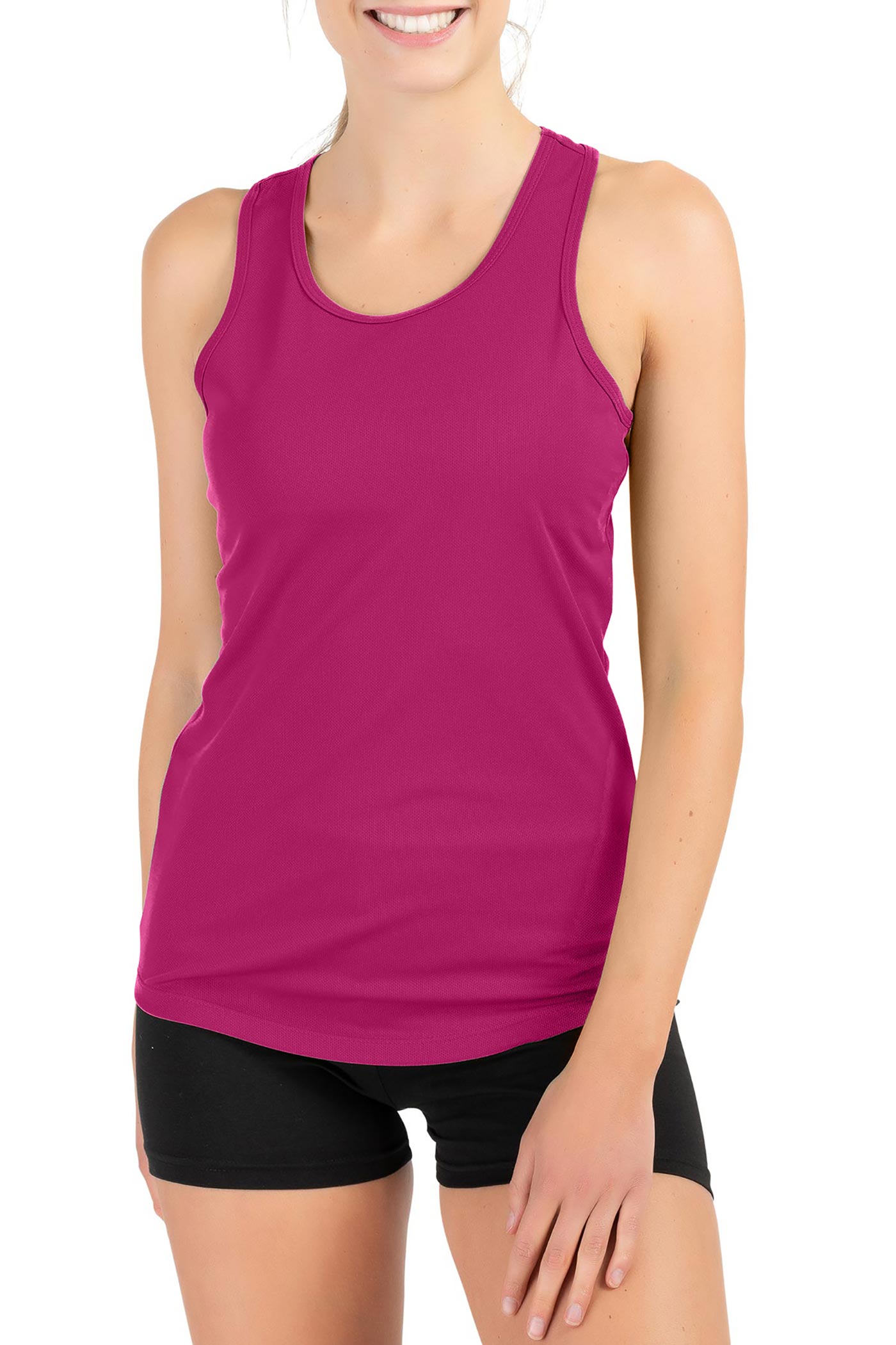 Damen Sportshirt in Fuchsia