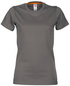 Damen Basic T-Shirt Sunset