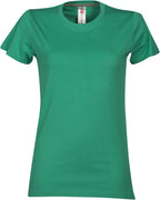 Damen Basic T-Shirt Sunset