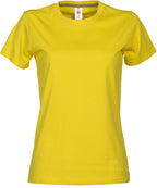 Damen Basic T-Shirt Sunset