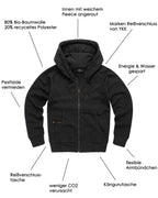 Damen Sweatjacke mit Kapuze Pine