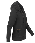 Damen Sweatjacke mit Kapuze Pine