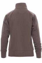 Damen Sweatjacke mit weichem Innenfleece und elastischem Feinripp in Anthrazit