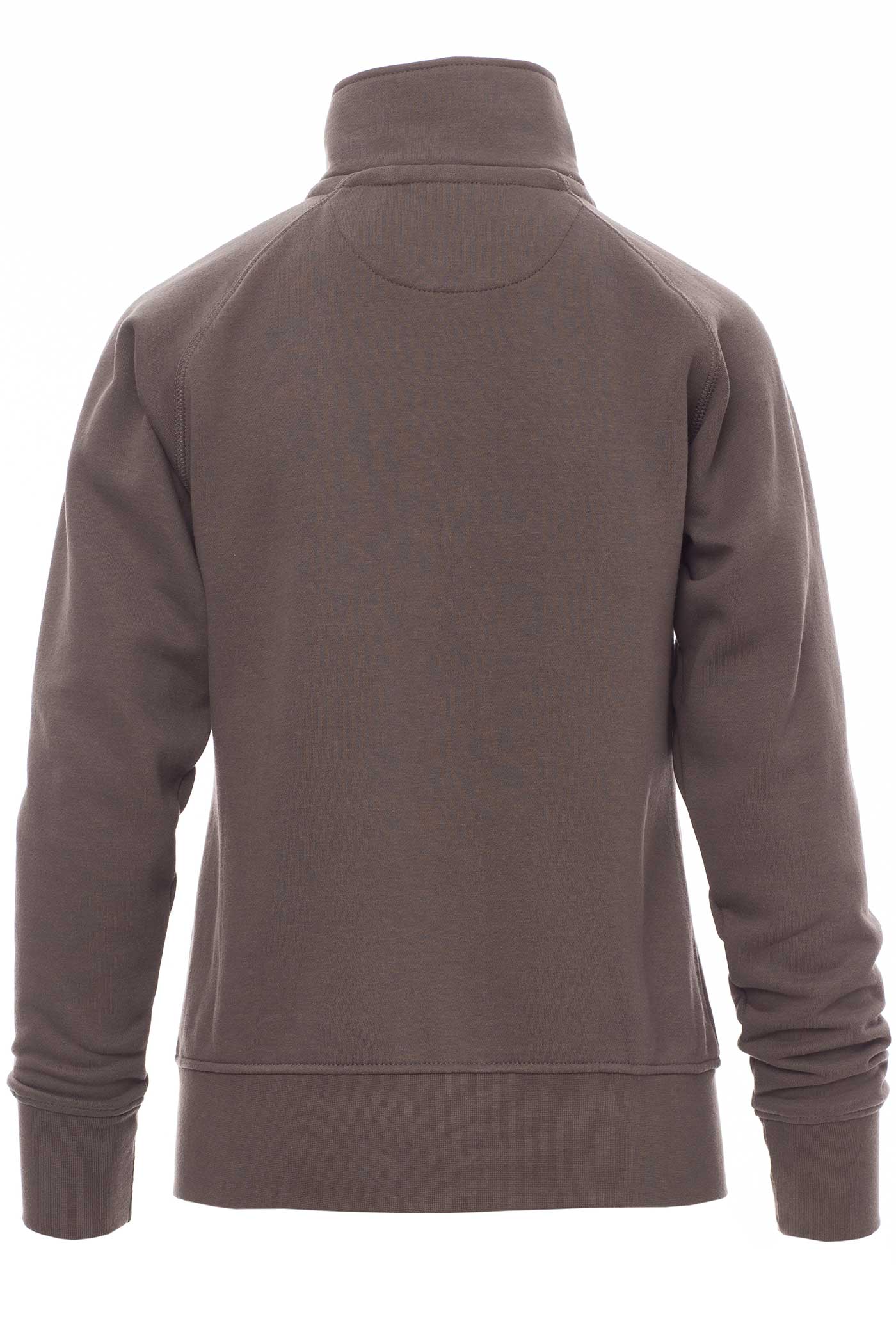 Damen Sweatjacke mit weichem Innenfleece und elastischem Feinripp in Anthrazit