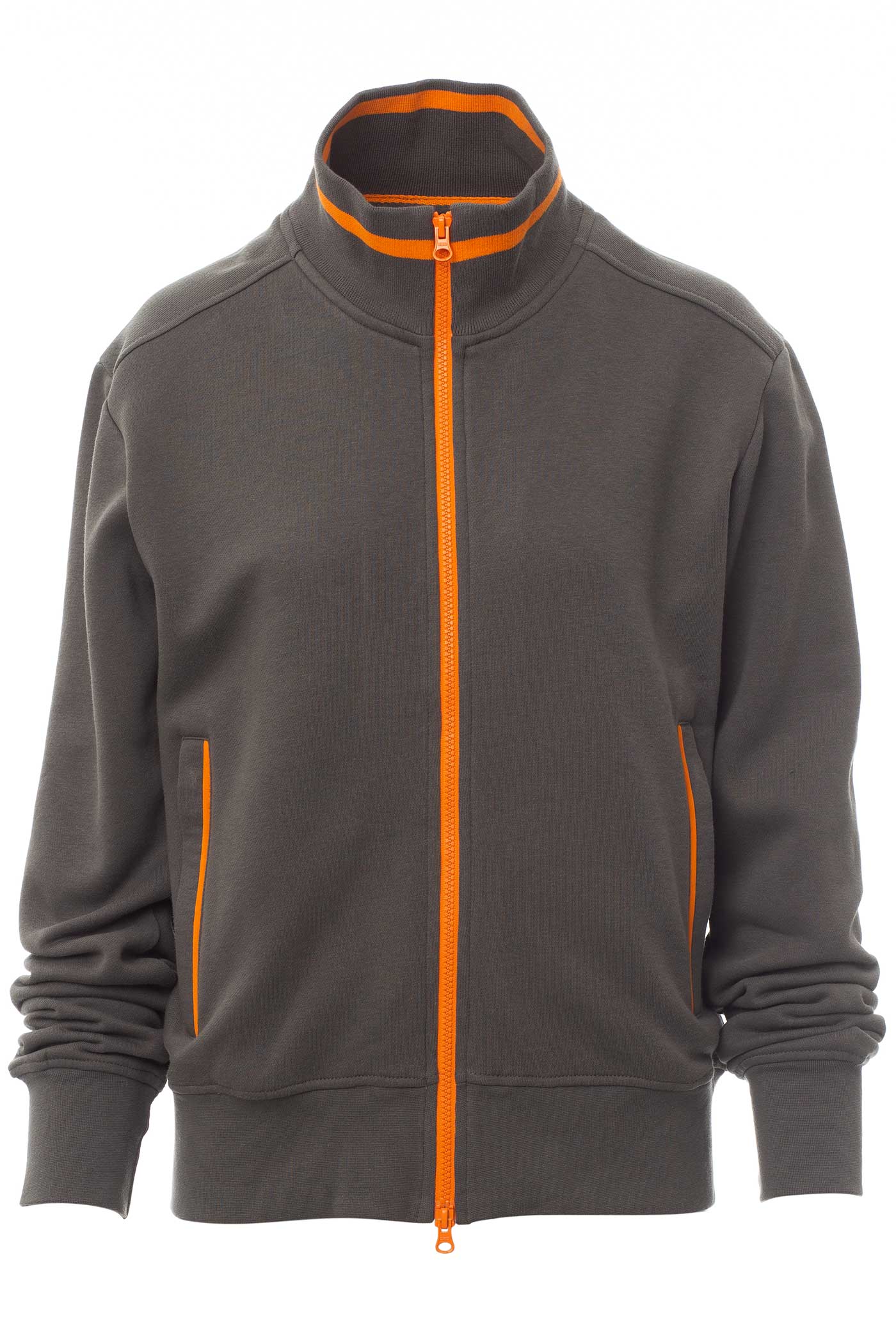 Damen Sweatjacke mit praktischen Taschen in Anthrazit