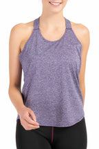 Damen Tank Top Sport Shirt mit tiefem Rückenausschnitt TR028