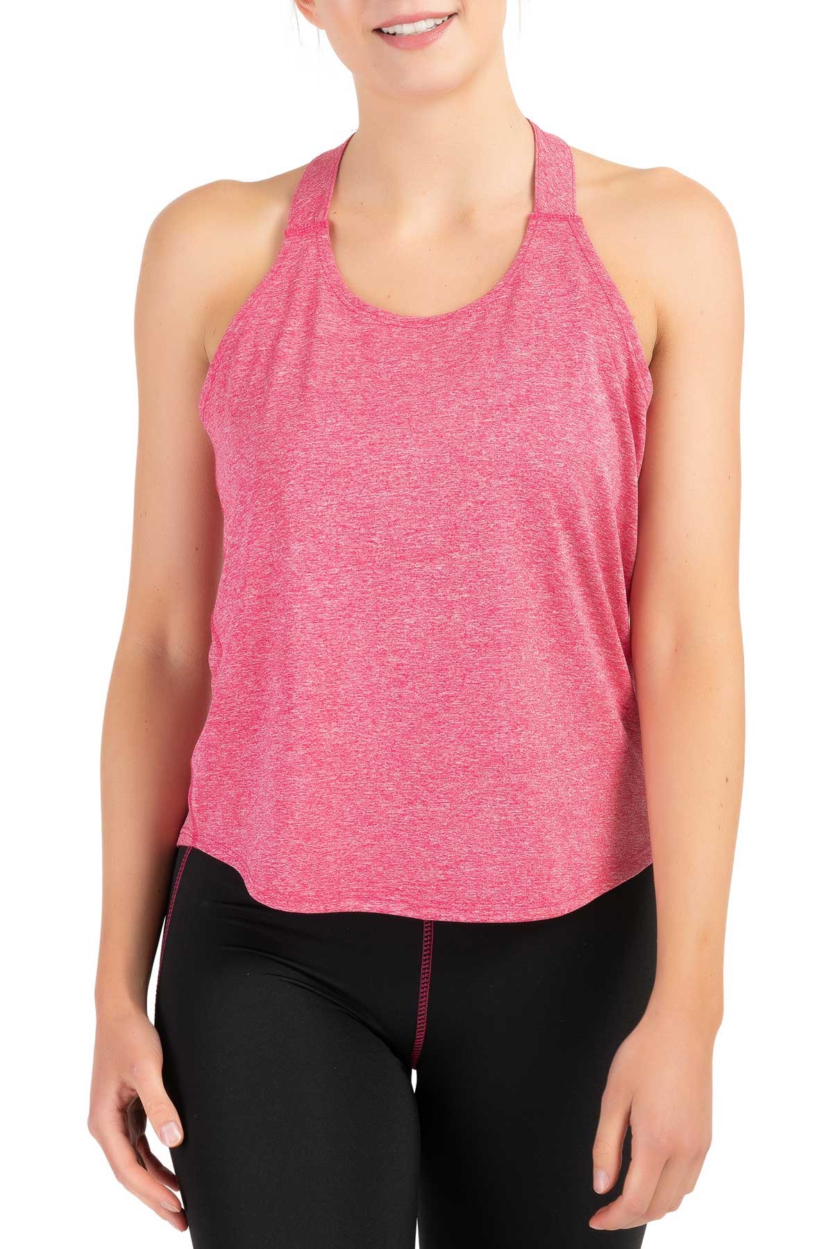Damen Tank Top Sport Shirt mit tiefem Rückenausschnitt TR028
