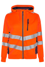 Damen Warnschutz Sweatcardigan