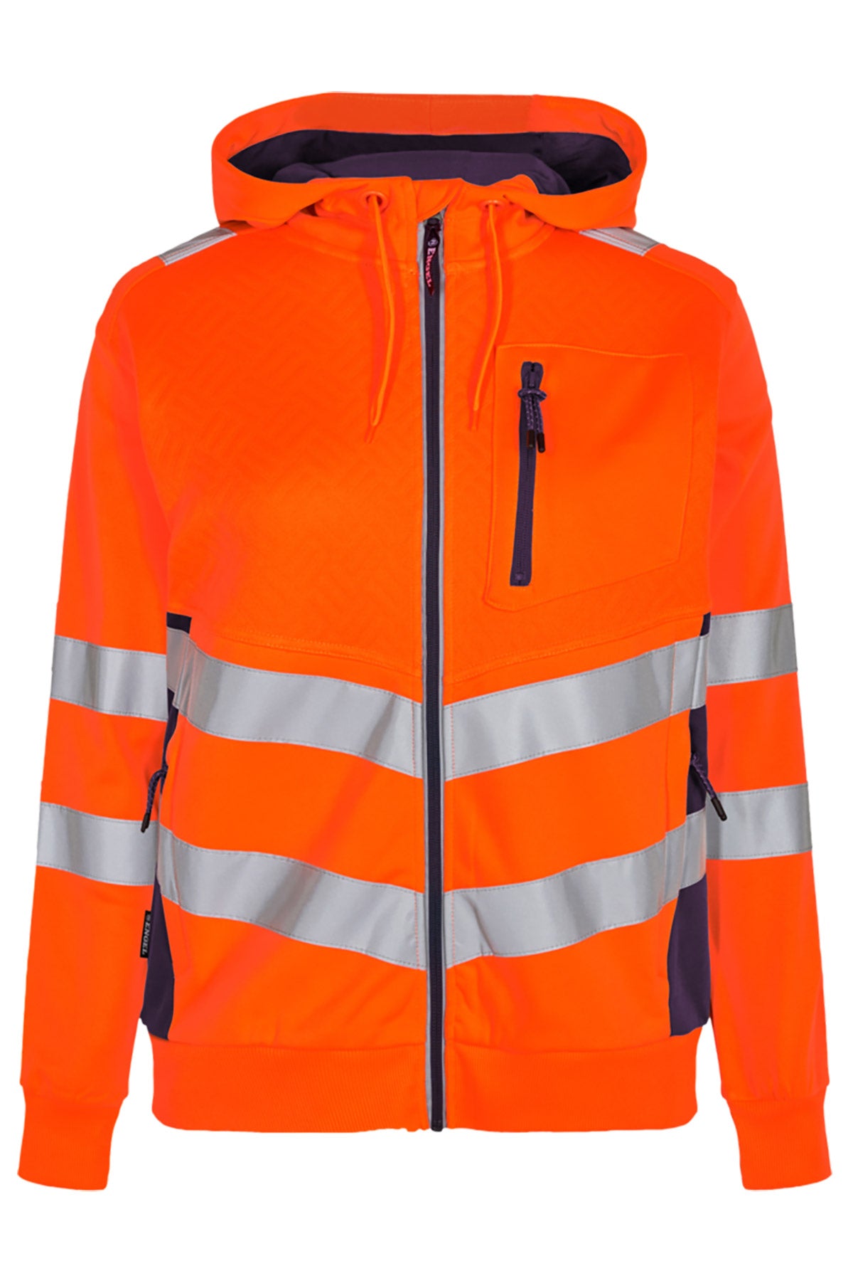 Damen Warnschutz Sweatcardigan