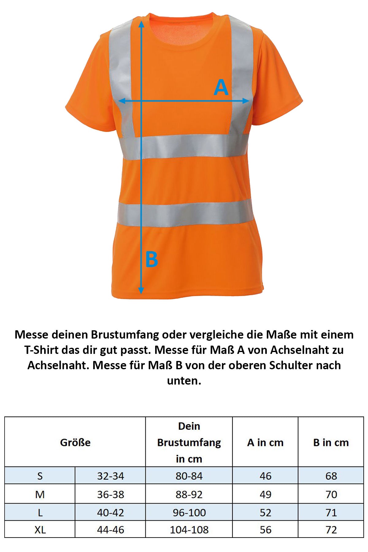 Damen Warnschutz T-Shirt Warnshirt Avenue