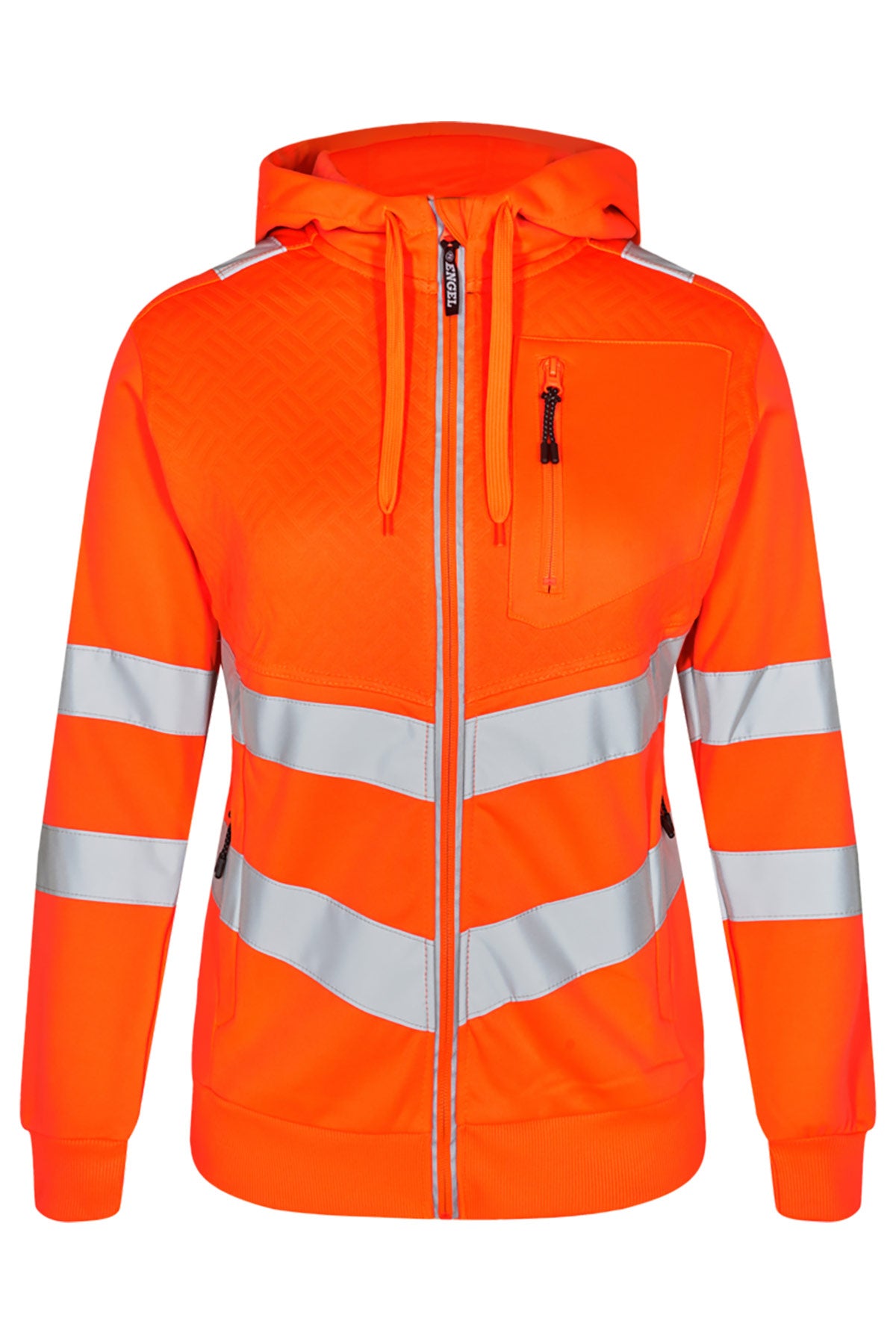 Damen Warnschutz Sweatcardigan