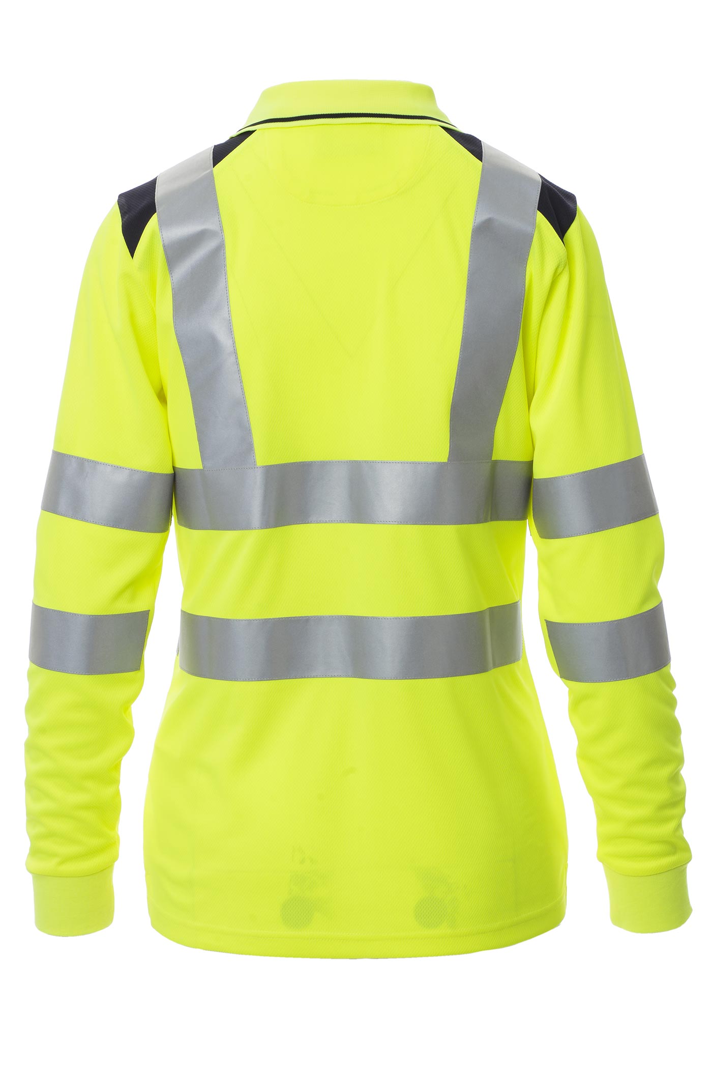 guenstiges langarm-Poloshirt Warnschutz fuer Frauen