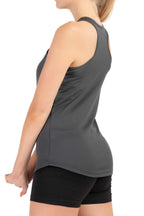 Damen Sport Top Dunkelgrau