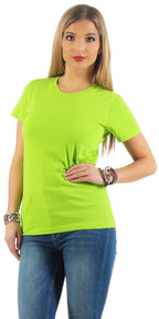 Damen Basic T-Shirt Sunset