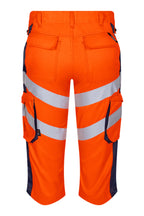 Herren 3/4 Warnschutzhose Safety Light