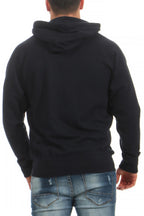 Herren Sweatjacke elastischem Bund in Dunkelblau