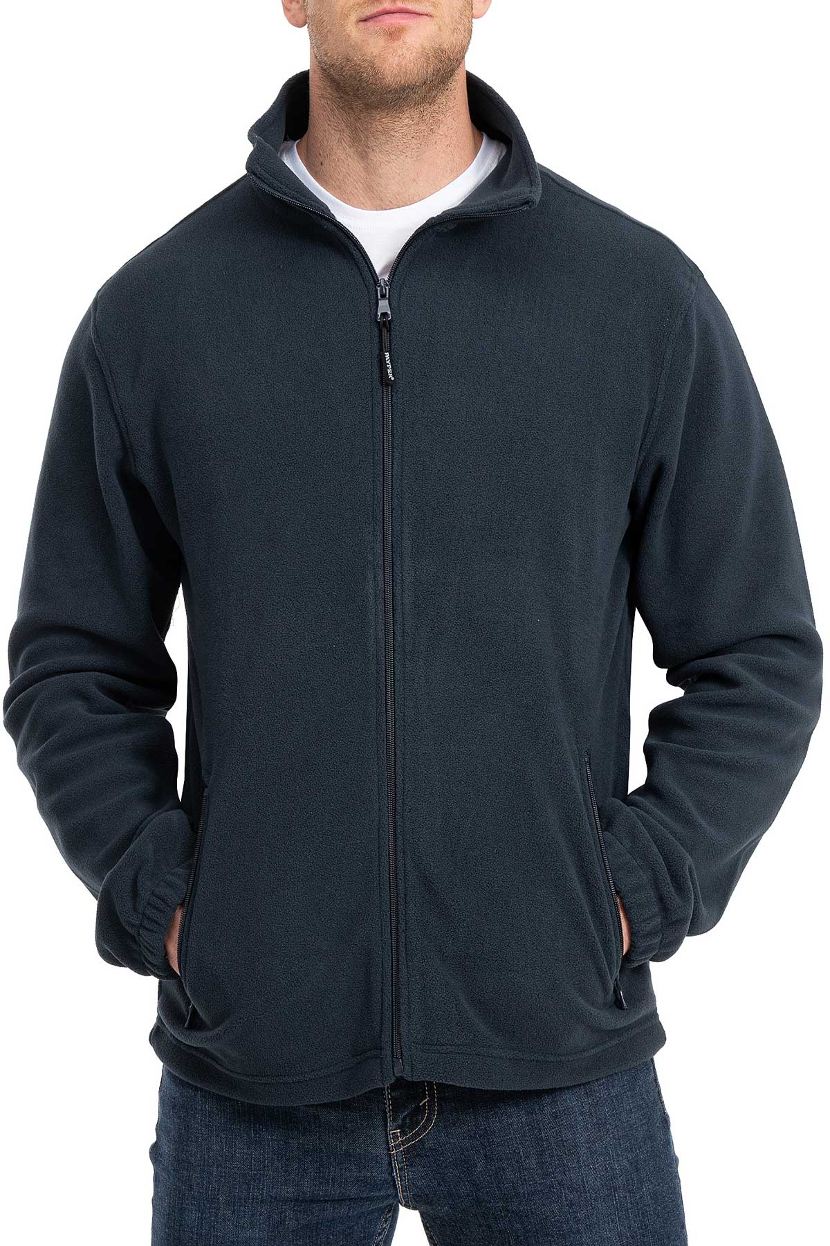 Herren Fleecejacke Dunkelblau