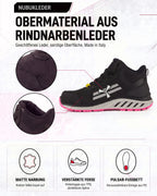 ESD Sicherheitsschuh S3S metallfrei knöchelhoch X-Moon Mid