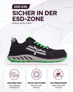 ESD Sicherheitsschuh Arbeitsschuh S3S sportlich leicht X-Mars