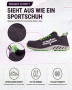 ESD Sicherheitsschuh Arbeitsschuh S3S sportlich leicht X-Mars