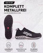 ESD Sicherheitsschuh Arbeitsschuh S3S sportlich leicht X-Mars