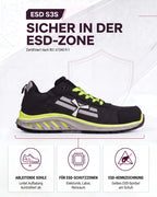 ESD Sicherheitsschuh Arbeitsschuh S3S sportlich leicht X-Mars