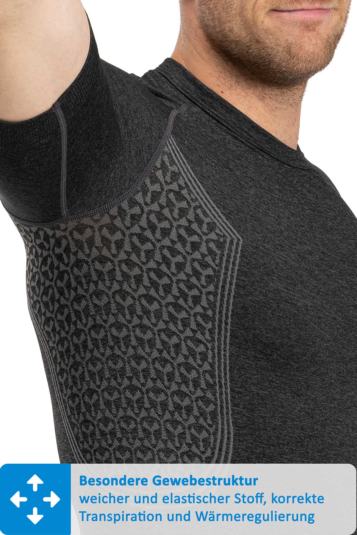 Herren Thermoshirt Kurzarm leicht – Thermo Pro 160