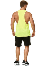 Muscle Shirt Herren Tank Top Neon Gelb