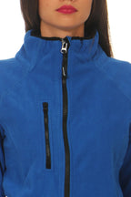 Fleecejacke für Frauen mit praktischen Taschen in Blau