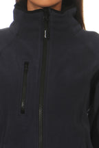 Fleecejacke für Frauen mit praktischen Taschen in Dunkelblau