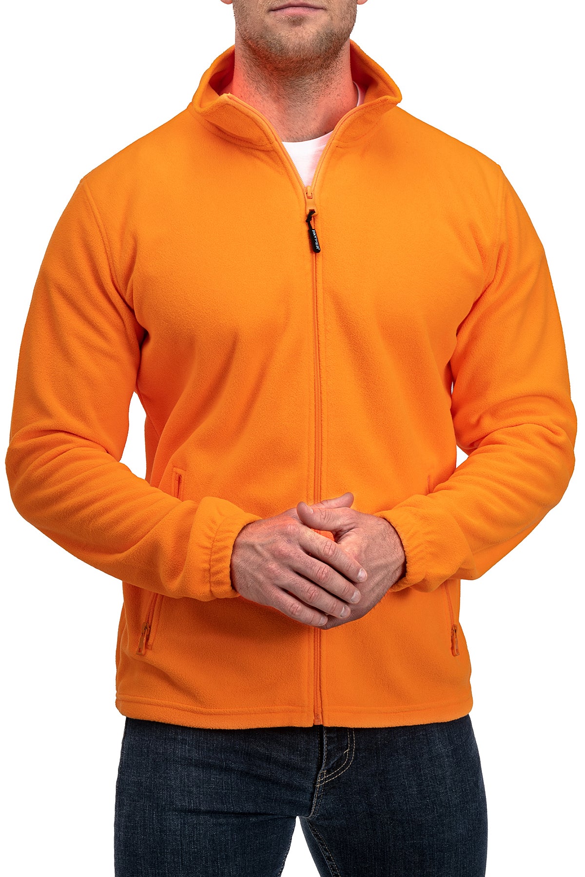 Herren Fleecejacke mit durchgehendem Reißverschluss