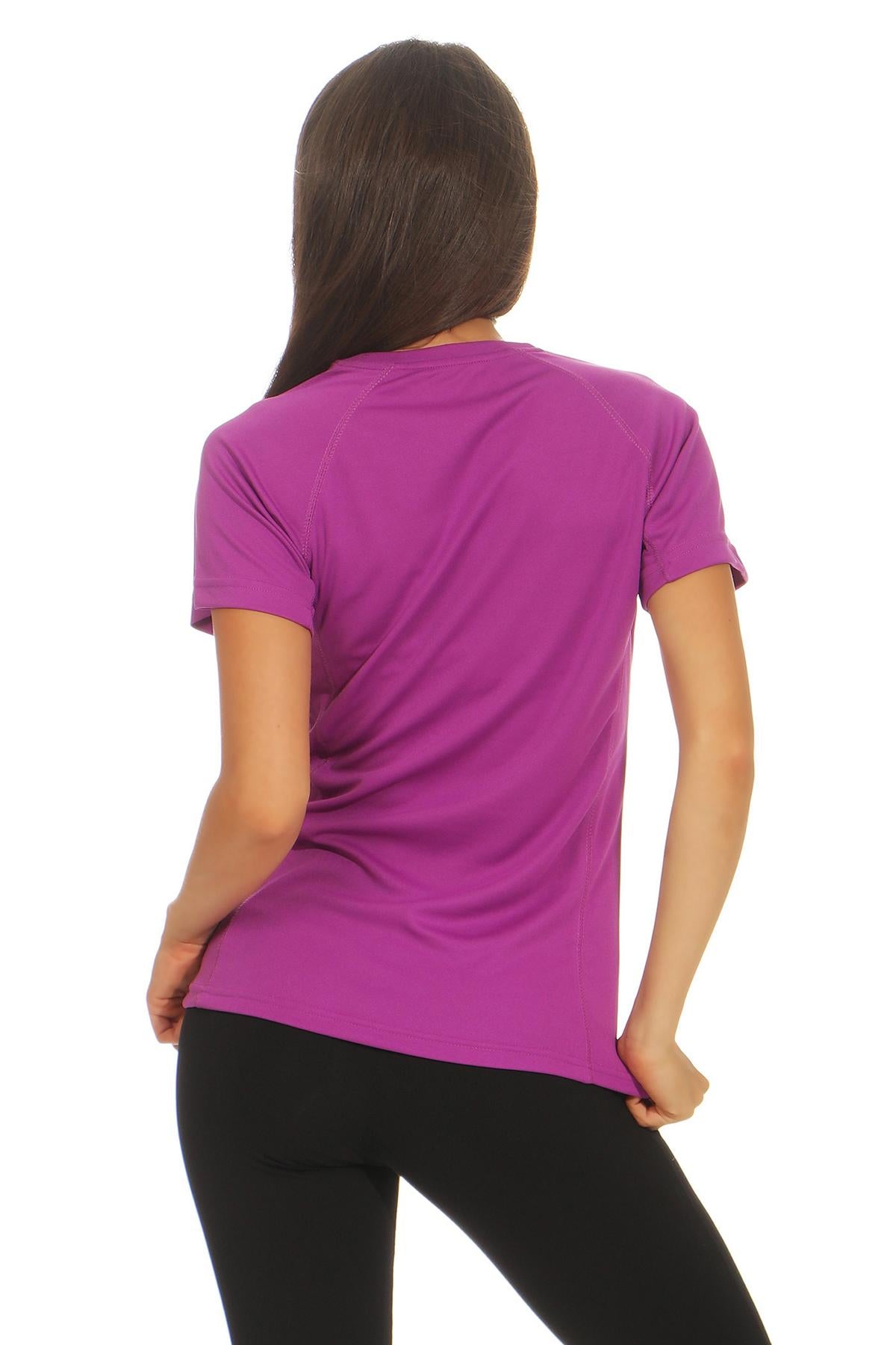 Frauen Fitness Shirt Violett