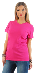 Damen Basic T-Shirt Sunset
