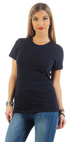 Damen Basic T-Shirt Sunset