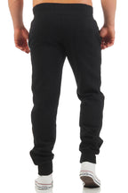 Herren Sweathose aus Baumwolle bequem warm in Schwarz
