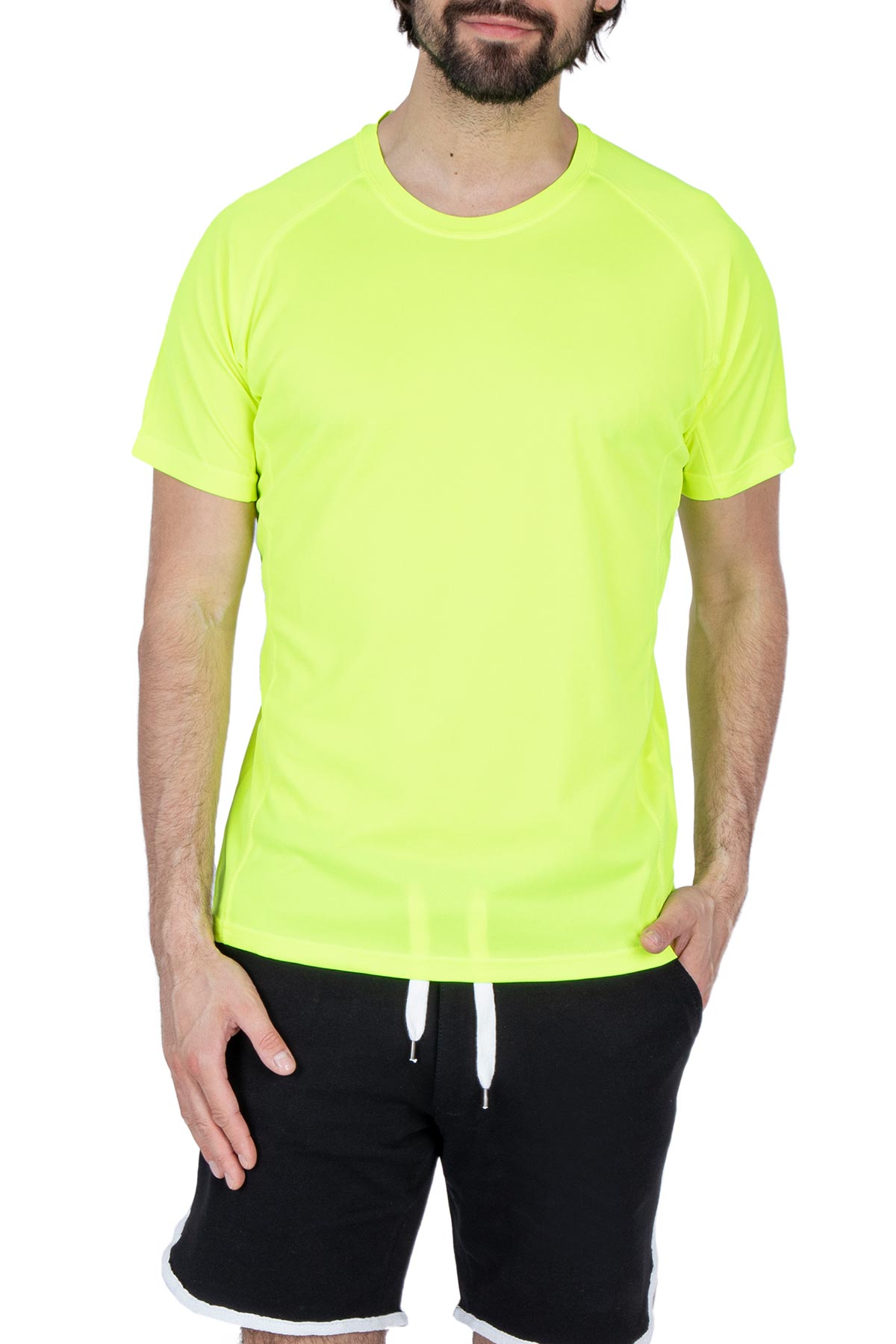 Fitness Shirt Gelb