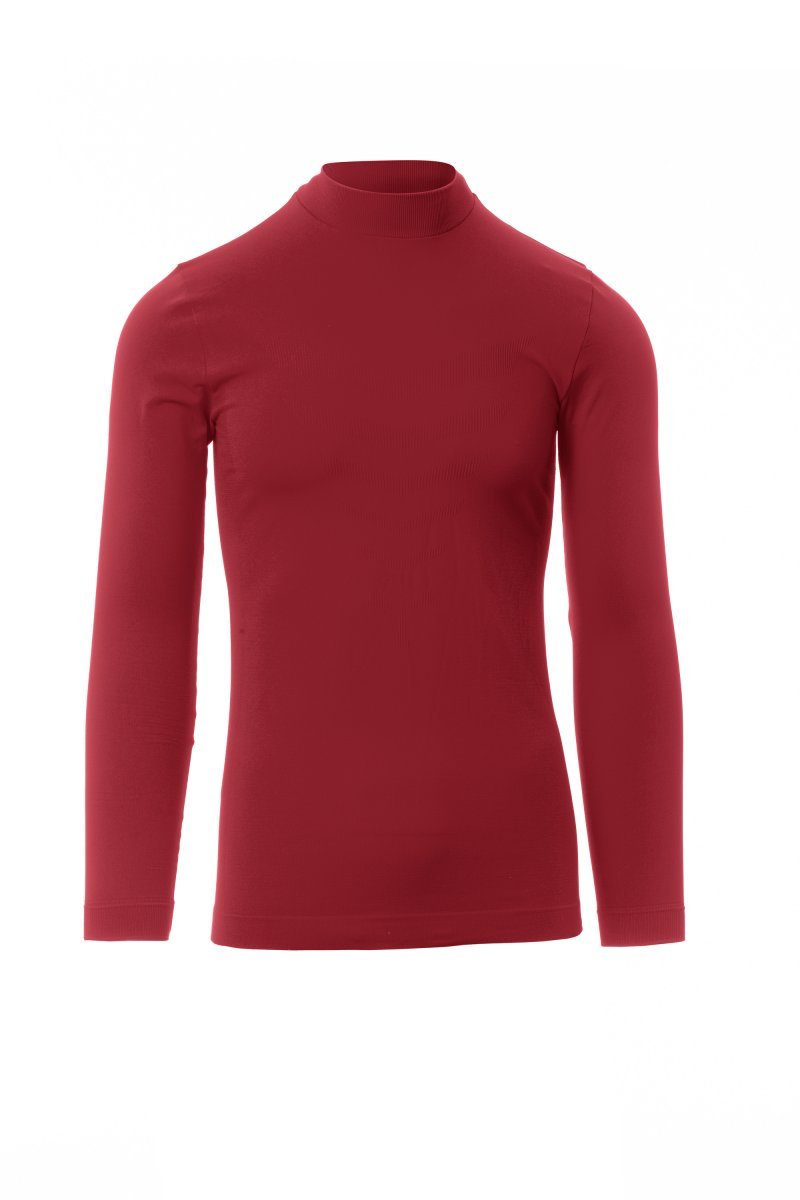 Herren Funktionsshirt mit Stehkragen Langarm nahtlos – TPlayer