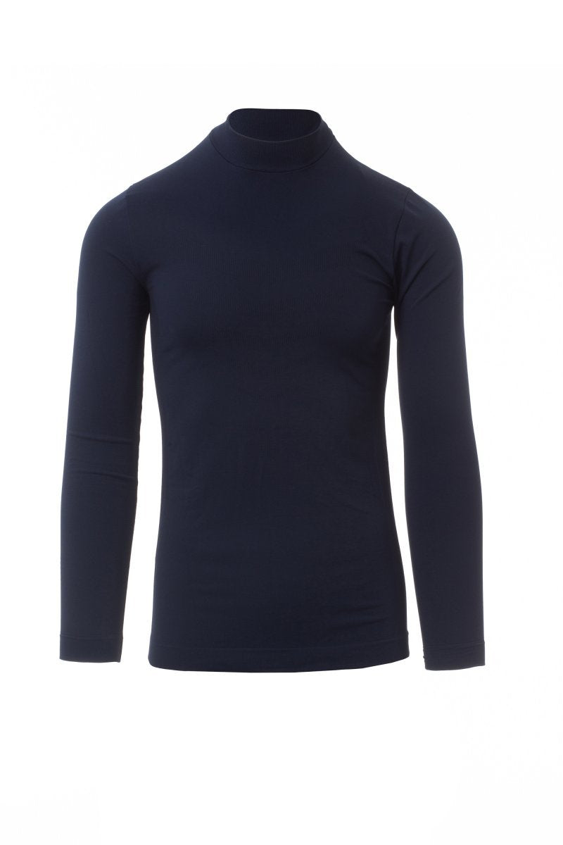 Herren Funktionsshirt mit Stehkragen Langarm nahtlos – TPlayer