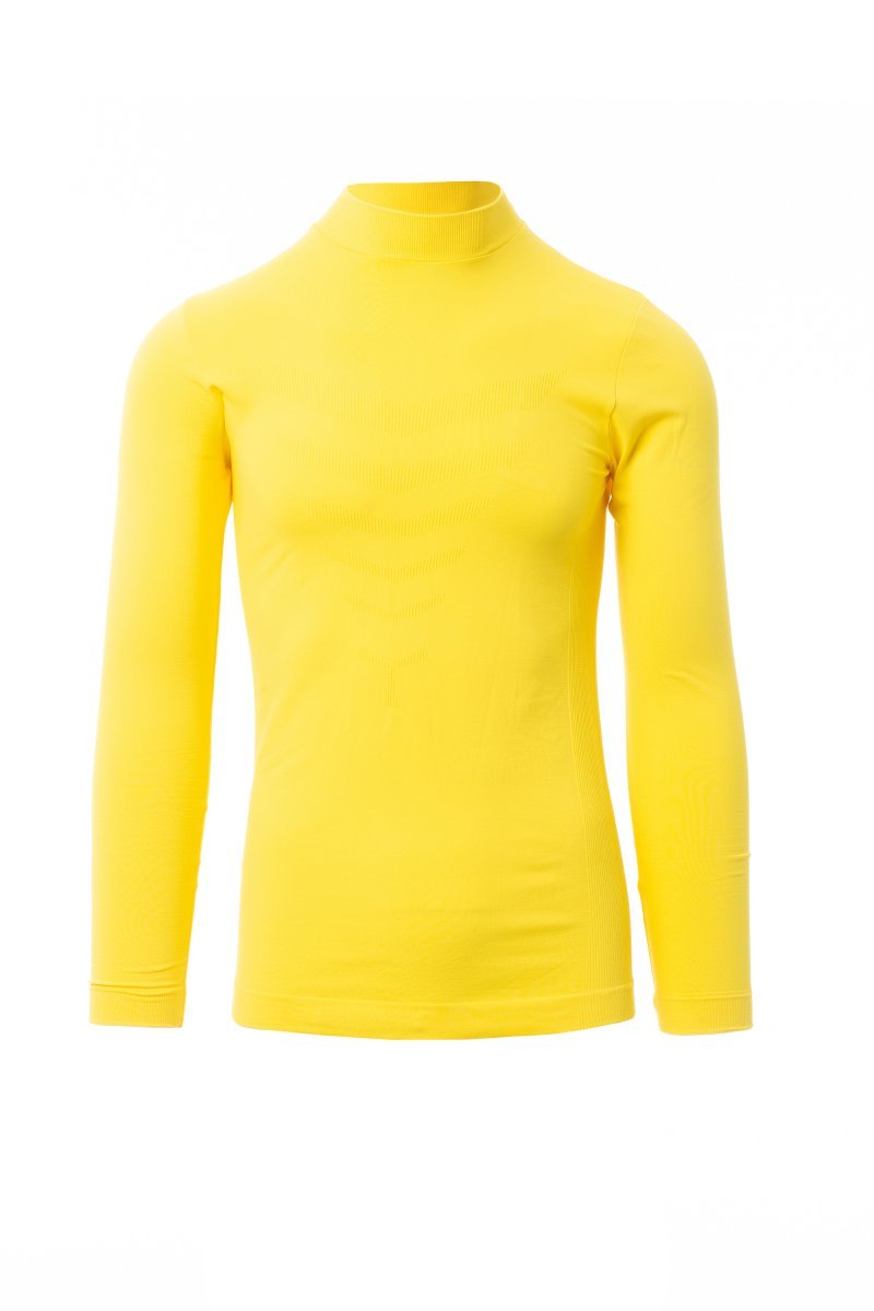 Herren Funktionsshirt mit Stehkragen Langarm nahtlos – TPlayer